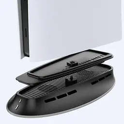 Підставка Subsonic PS5 для PS5 і PS5 Slim 2-швидкісний вентилятор світлодіодна база PS5 RGB - мініатюра 2
