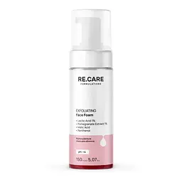 Відлущувальна пінка для обличчя RE.CARE Exfoliating Face foam, 150 мл