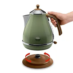 Електрочайник DeLonghi KBOV 2001 GR - мініатюра 2