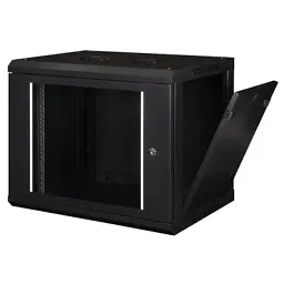 Шафа настінна Hypernet 9U 19" 600x600 ProLine (PL-WMNC66-9U-BLACK) - мініатюра 2