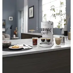 Кавоварка ріжкова Delonghi Dedica Duo EC890.WI [144717] - мініатюра 10