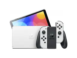 Стаціонарна ігрова приставка Nintendo Switch OLED with White Joy-Con - мініатюра 3