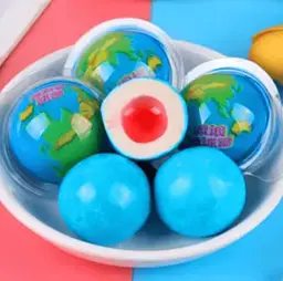 Жувальні цукерки Halloween 3D Earth Gummy Candy with Jam 200шт - мініатюра 3