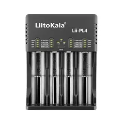 Зарядний пристрій для акумуляторів Liitokala 4 Slots, LED, Li-ion/Ni-MH/Ni-Cd/AA/ААA/AAAA/С (Lii-PL4)