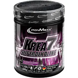 Креатин IronMaxx Krea7 Superalkaline Powder Тропічний 500 г