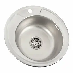 Кухонна мийка з нержавіючої сталі Platinum декор 450 (0,6/170 мм), Decor - мініатюра 3