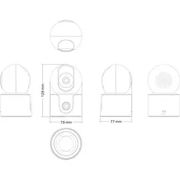 Камера відеоспостереження бездротова Xiaomi Mi Smart Camera C500 Dual BHR8755EU - мініатюра 6