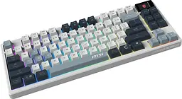 Клавіатура ігрова MSI FORGE GK600 UA SKY White KTT HiFi Linear Hot-Swappable Switches, USB Wi-Fi