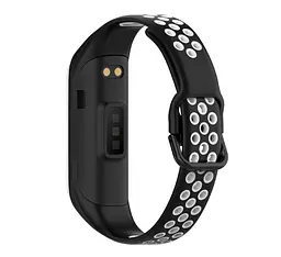 Спортивний ремінець Primo Perfor Sport для фітнес-браслета Samsung Galaxy Fit 2 (SM-R220) Black White - мініатюра 3