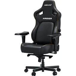 Крісло ігрове Anda Seat Kaiser 4 Size XL Black Premium PVC (AD12YDDC-XLL-20-B-PV/C) - мініатюра 3