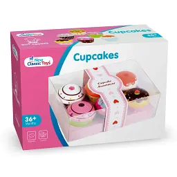 Игрушечный набор кексов New Classic Toys, 6 шт., в подарочной коробке - миниатюра 6