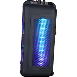 Портативна колонка BiG JBX-828 150 Вт два радіомікрофони караоке підсвічування - мініатюра 3