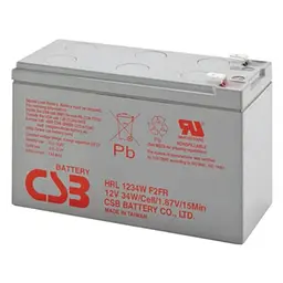 Акумуляторна батарея для ДБЖ CSB AGM 12 V / 9 А*ч (HRL1234WF2FR)
