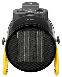Теплова гармата Ardesto IFH-05B, Black/Yellow, 5000 Вт, площа обігріву 50 м2 - мініатюра 3