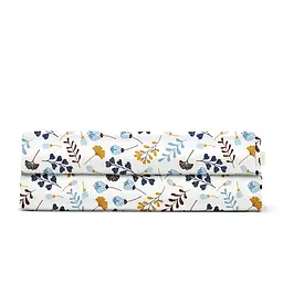 Дитяче простирадло Cosas Wildflowers CS2 110х160 бежеве (BushBeigeBlue_110x160)