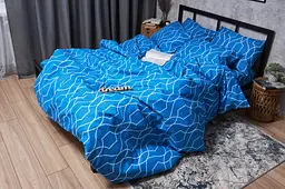 Підковдра Moon&Star Мікросатин Premium Ocean Breeze Полуторна Євро 160x220 см - мініатюра 4