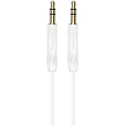 Аудіокабель Borofone BL16 Clear sound AUX audio cable білий