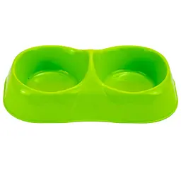 Миска подвійна для корма та води MPS Maya Double M Miz Col. 26x15x8 см  - мініатюра 7