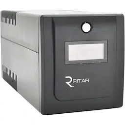 ДБЖ Ritar RTP1500 (900W) Proxima-D, LCD, AVR, 3st, 4xSCHUKO socket, 2x12V9Ah, plastik Case ( 460 x 225 X 245 ) 11,9 кг Q2