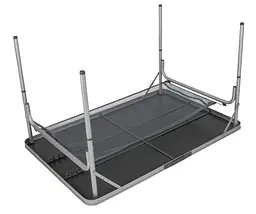 Стіл Bo-Camp Premium 118x78 см Grey (1404423) (DAS303283) - мініатюра 6