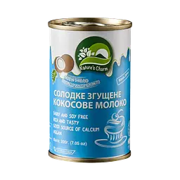 Згущене кокосове молоко 200г Nature's Charm
