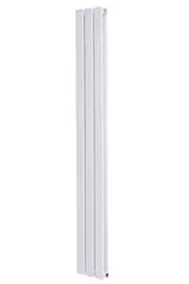 Дизайнерський вертикальний радіатор опалення Arttidesign Livorno II 3/1600/204/50 білий матовий