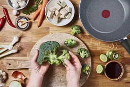 Сковорода Tefal ВОК Healthy Chef 28см алюміній сірий kuh0014453 - мініатюра 4