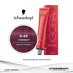 Фарба-міксвідтінок для волосся Schwarzkopf Professional Igora Royal New відтінок 0-89 червоно-фіолетовий концентрат 60 мл (2686854) - мініатюра 3