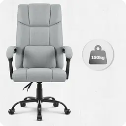 Крісло офісне Cabro C505 Grey тканина - мініатюра 7