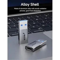 Перехідник Hagibis USB-A to USB-C TUA03 [163103] - мініатюра 4