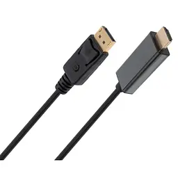 Кабель мультимедійний DisplayPort M to HDMI M 1.8m V1.4/V2.1 4K120/8K60 Vinga (VCPDP14HI211.8) - мініатюра 3