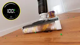 Karcher Пилосос безпровідний FCV 4 Dry Extra, вологе прибирання, конт пилок -0.45л, вода -0.75л, автон. робота до 45хв, самоочищення, білий - мініатюра 3