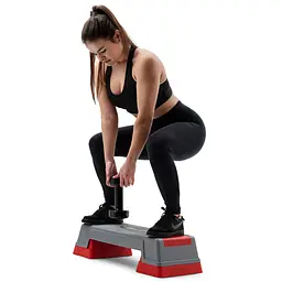 Степ платформа Hop-Sport HS-PP020AS сіро-червона - мініатюра 7