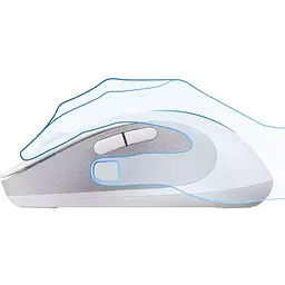 Миша Baseus F02 Ergonomic Bluetooth Mode White (B0203202) [161902] - мініатюра 5