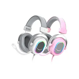 Навушники Fifine H6 RGB 7.1 Pink (H6P) - мініатюра 4