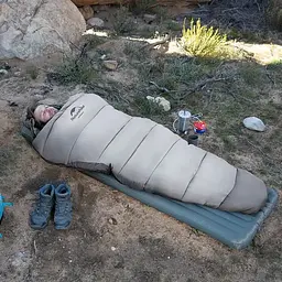Туристичний спальний мішок-кокон Naturehike P400 (до -18C) Сірий - мініатюра 2