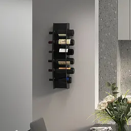 Полиця-тримач для вина Nice & Cozy WineLine на 6 пляшок чорна - мініатюра 4