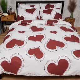 Комплект постільної білизни Moon&Star King Size 220x240 наволочки 2х50х70 Romantic Mood Бязь Gold Люкс - мініатюра 2