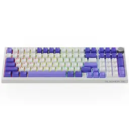 Клавіатура Proove Gaming Slicker Special Edition (Ukraine Layout) White Purple (WKSLSE022416) - мініатюра 2