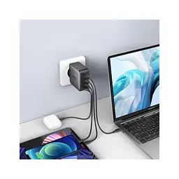 Зарядний пристрій Ugreen 4xUSB 100W (3xUSB-C+USB-A) Gan Tech Fast GAN Charger black CD226 (40747) - мініатюра 6