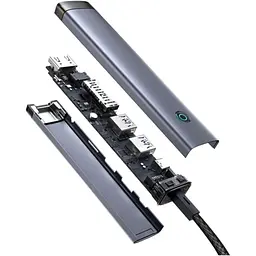 USB-Хаб Baseus UltraJoy Series 7-Port HUB AIR Space Grey (Type-C to HDMI4K@60Hz*1+USB3.0*2+PD*1+SD/TF3.0*1+3.5mm*1) (B00052803811-02) - мініатюра 5