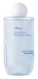 Зволожувальний тонер з молекулярною гіалуроновою кислотою 300 мл Isntree Hyaluronic Ultra-Low Molecular Acid Toner - мініатюра 1