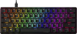 Клавіатура HyperX Alloy Origins 60 Red UA RGB Black (4P5N4AA) - мініатюра 1