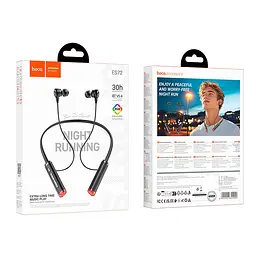 Бездротові навушники Hoco ES72 Benevolent neck-mounted BT earphones, BT5.4, 200mAh, 30h, black - мініатюра 3