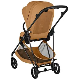Візок Cybex Melio Carbon Cinnamon Yellow з бампером (526000803) - мініатюра 6