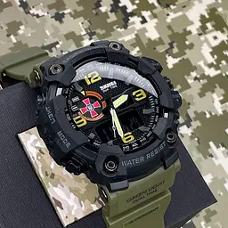 Наручний годинник чоловічий 002AGSU ЗСУ Зелені + Коробка Patriot acs0031075 - мініатюра 2