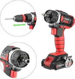 Дриль-шуруповерт Intertool WT-0317 18V 2x2Ah [89140] - мініатюра 7