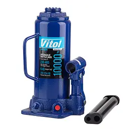 Домкрат гідравлічний телескоп Vitol 10 т T91004 (DB-10004)