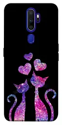TPU чохол Demsky Космічні коти для Oppo A5 (2020) / Oppo A9 (2020)