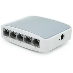 Комутатор Gigabit Ethernet ONV-H3005S в пластиковому корпусі, 5*1000Мб портів, 5В 1Ач, 100х70х28 - мініатюра 1